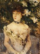 Berthe Morisot Young Woman in Evening Dress china oil painting reproduction